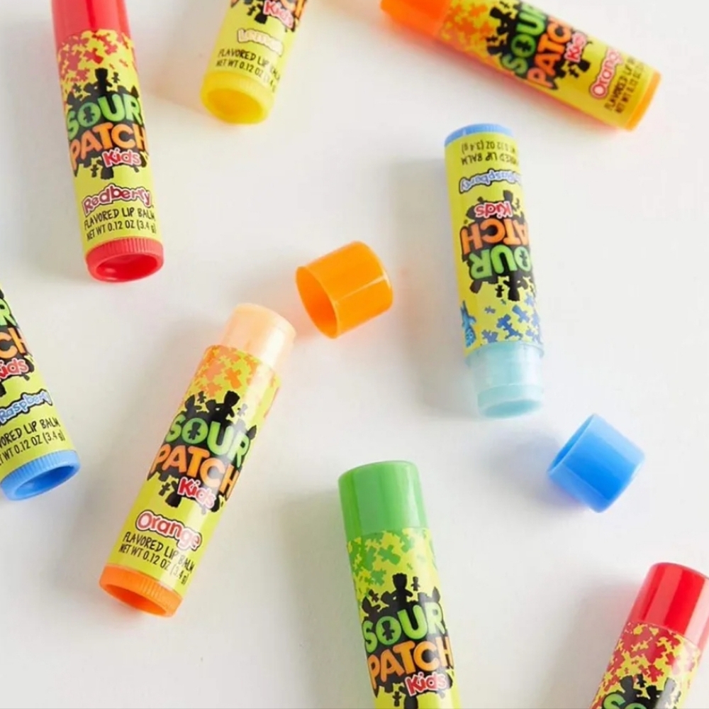 Sour Patch Kids Flavored Lip Balms Set Of 8